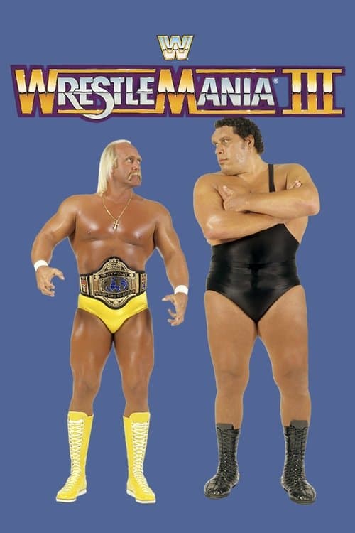 WWE WrestleMania III posteri